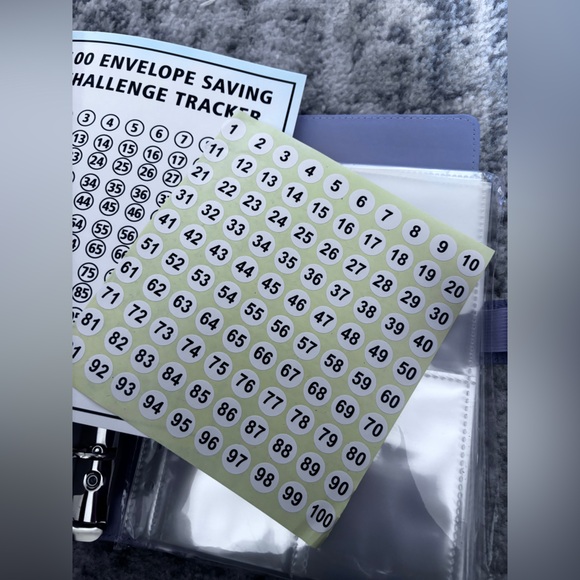 NWT 100 envelope savings challenge - Picture 2 of 4